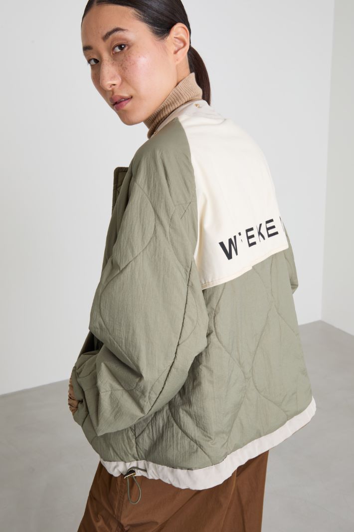 Padded jacket with plush collar Intrend - 5