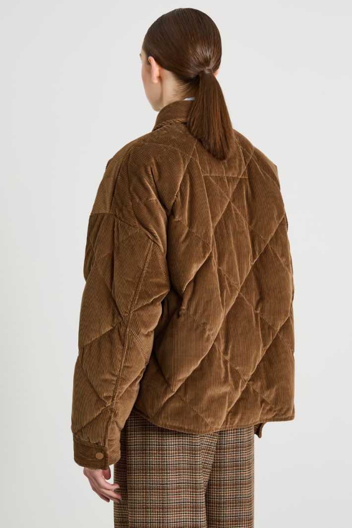 Corduroy down jacket Intrend - 3