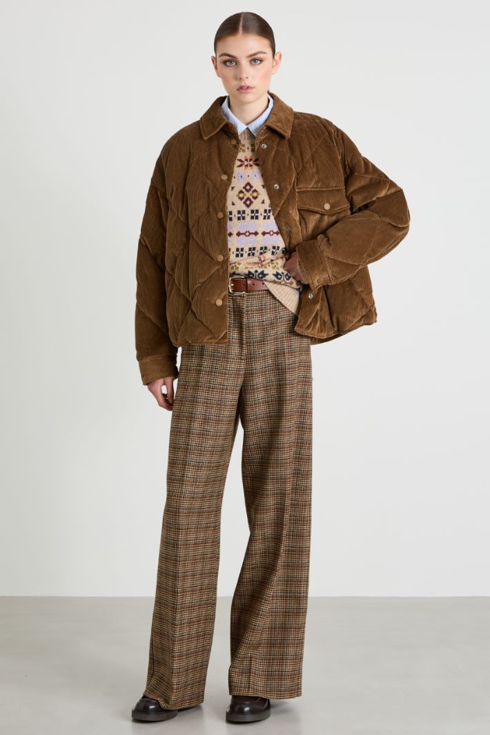 Corduroy down jacket Intrend