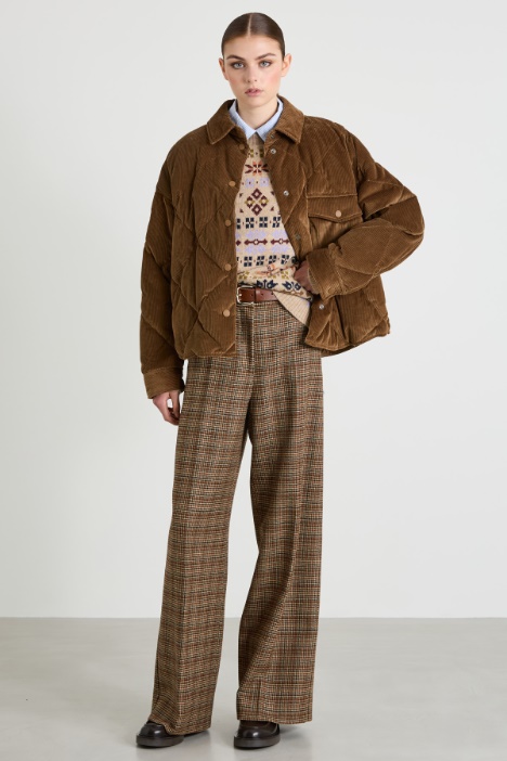 Corduroy down jacket Intrend