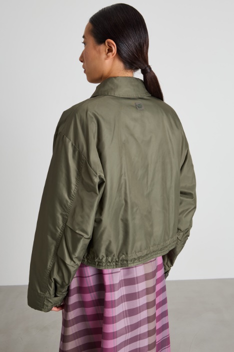 Bomber reversibile in twill