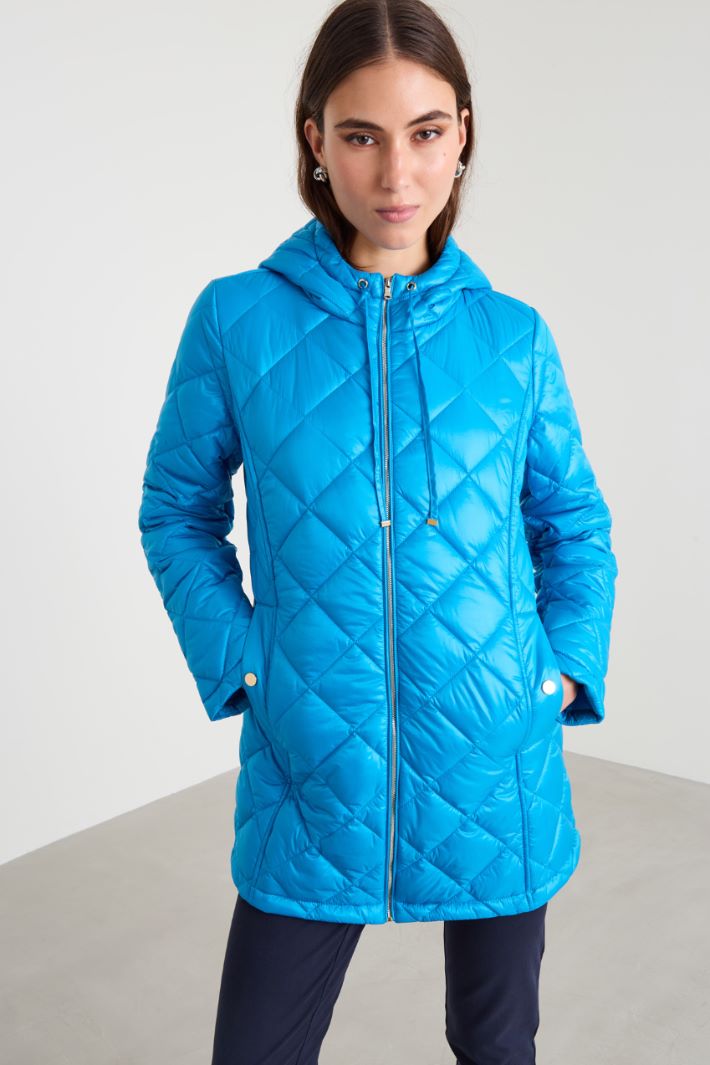Slim fit diamond pattern puffer jacket Intrend - 2