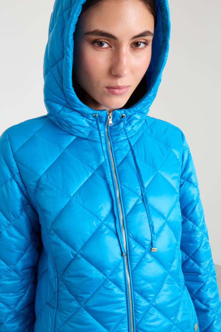 Slim fit diamond pattern puffer jacket Intrend - 4