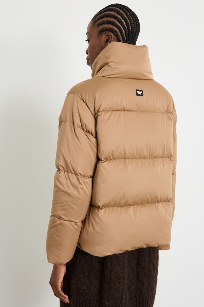 Water-repellent satin down jacket Intrend - 3
