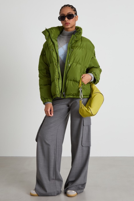 Down jacket with removable sleeves Intrend