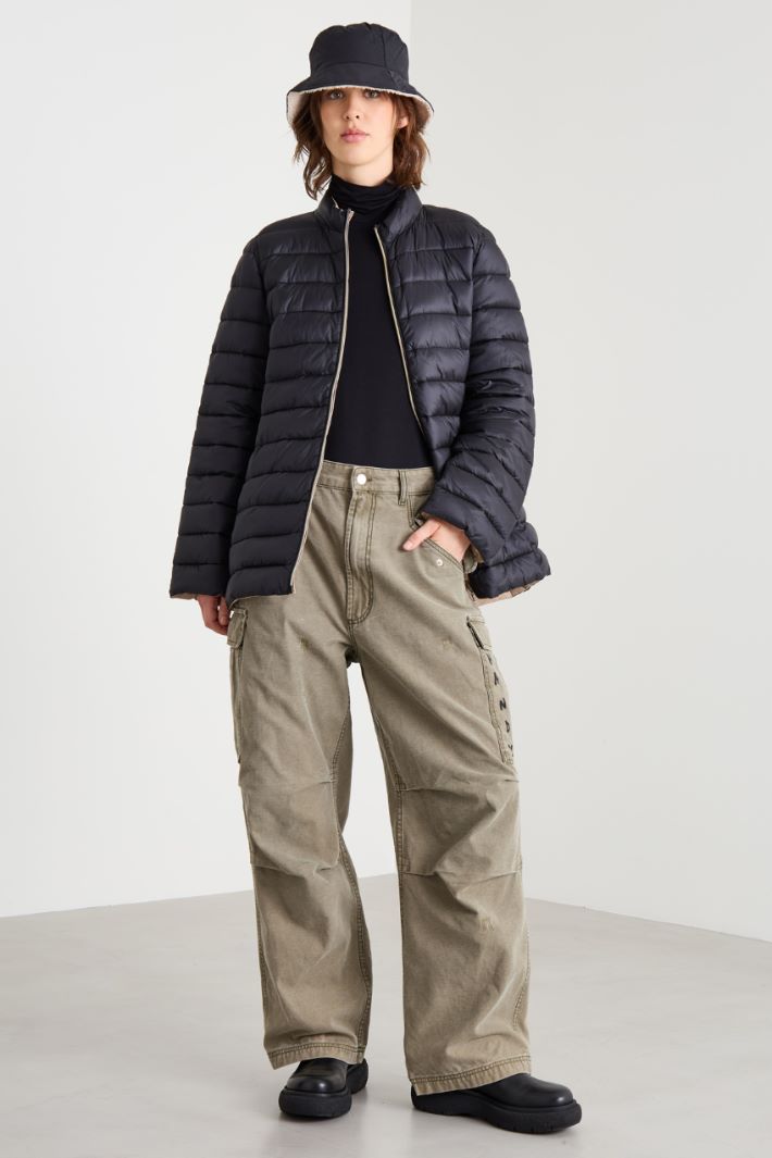 Padded jacket with Mandarin collar Intrend
