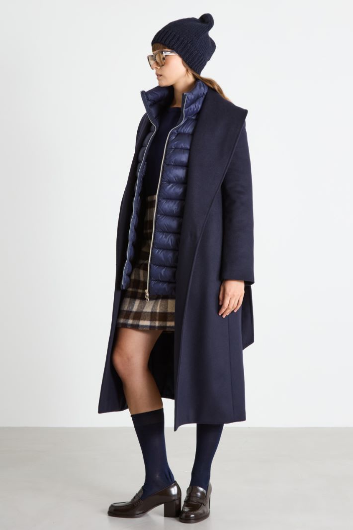 Quilted padded high neck jacket Intrend