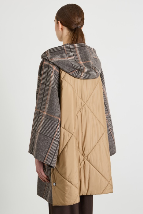 Cappotto in lana e raso tecnico Intrend - 2