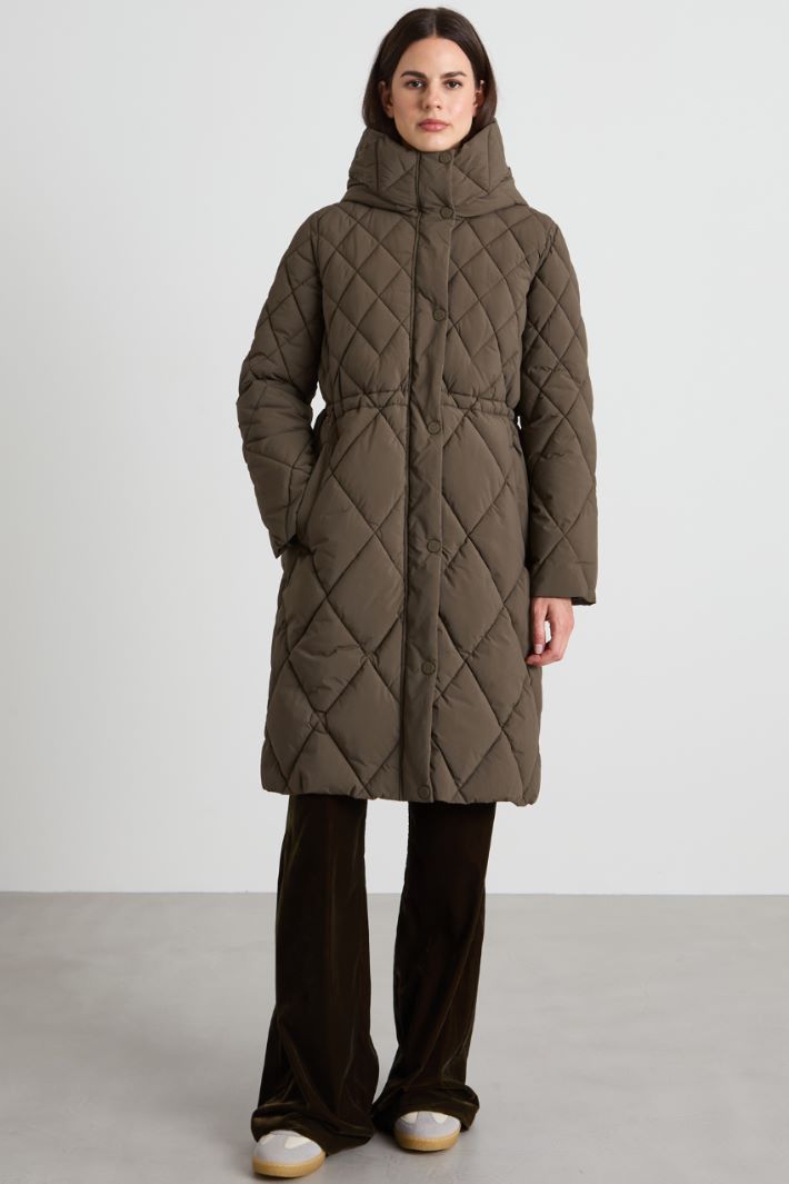 Padded coat with drawstring Intrend - 2