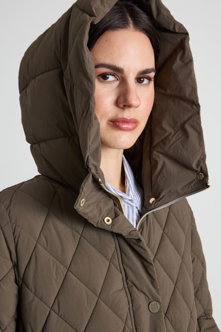 Padded coat with drawstring Intrend - 4