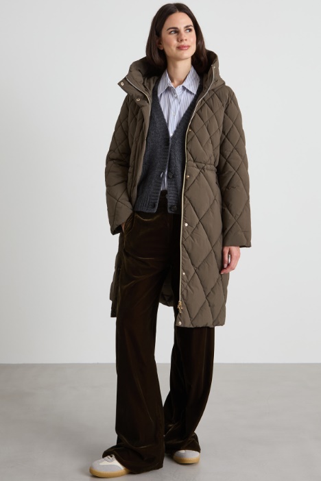 Padded coat with drawstring Intrend