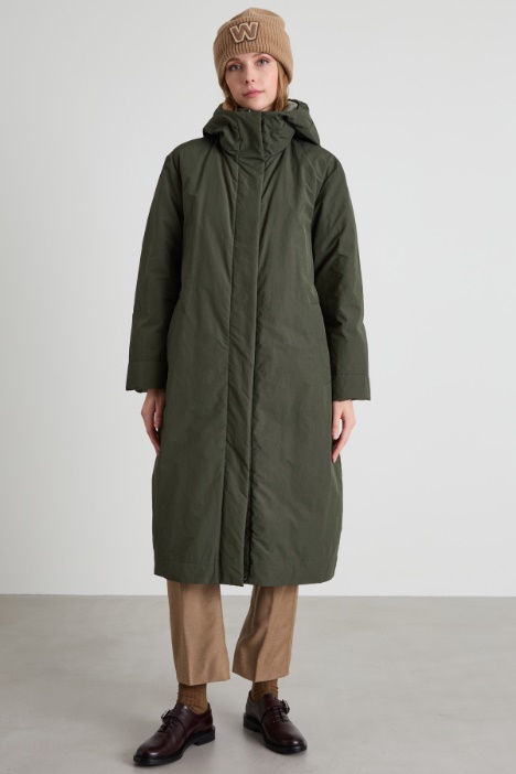 Parka reversibile in cotone tecnico