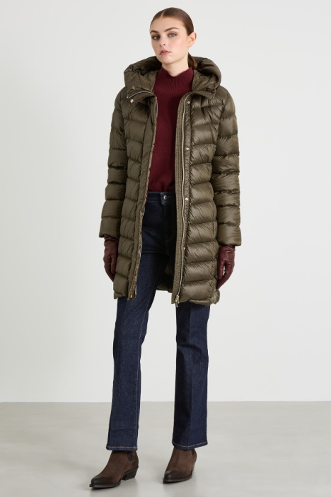 Long slim-fit down jacket Intrend