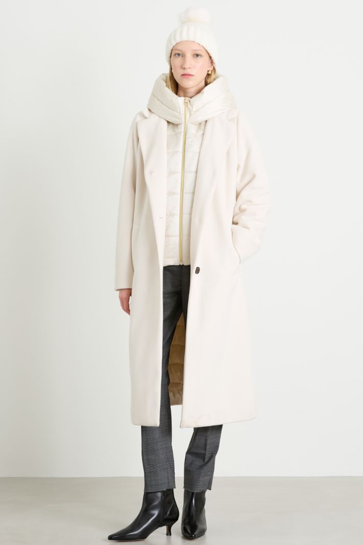 Belted padded coat Intrend