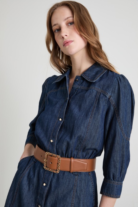 Belt with woven buckle Intrend - 2