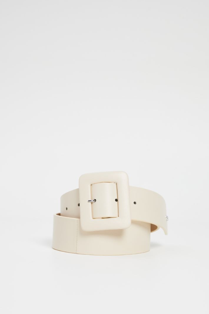 Belt with covered buckle Intrend