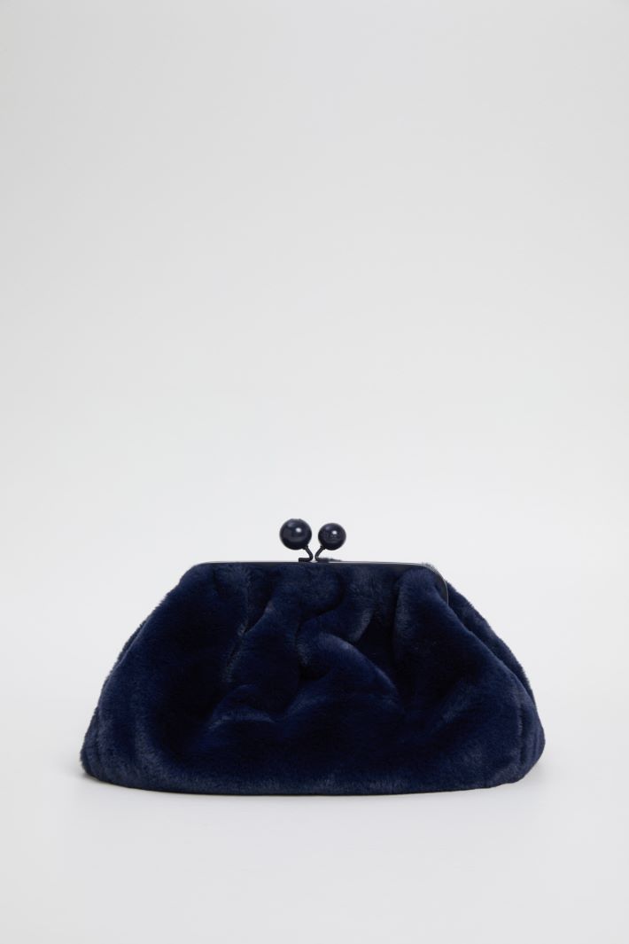 Plush effect clutch Intrend
