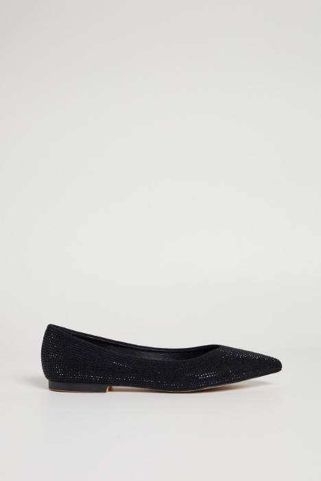 Rhinestone ballerinas Intrend