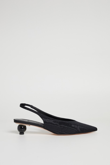 Moiré fabric slingback Intrend