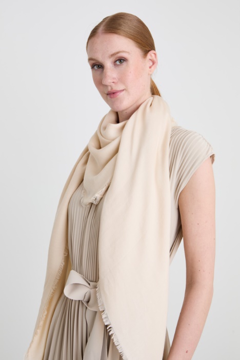 Chal de fibra natural