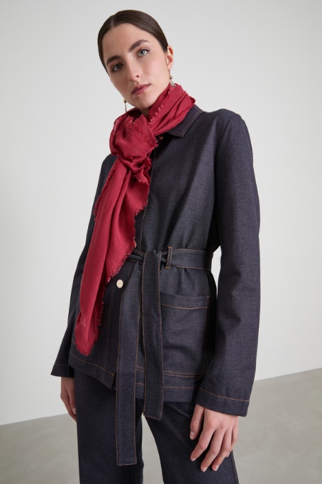 Chal de fibra natural