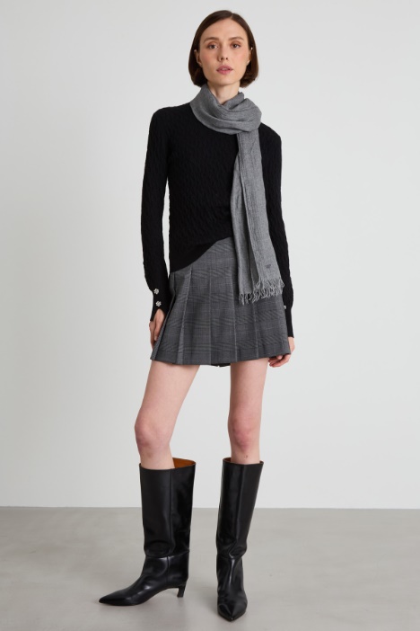 Viscose and cashmere shawl Intrend