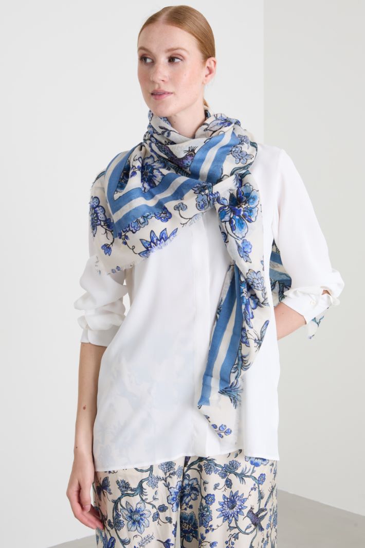 Wool twill stole Intrend