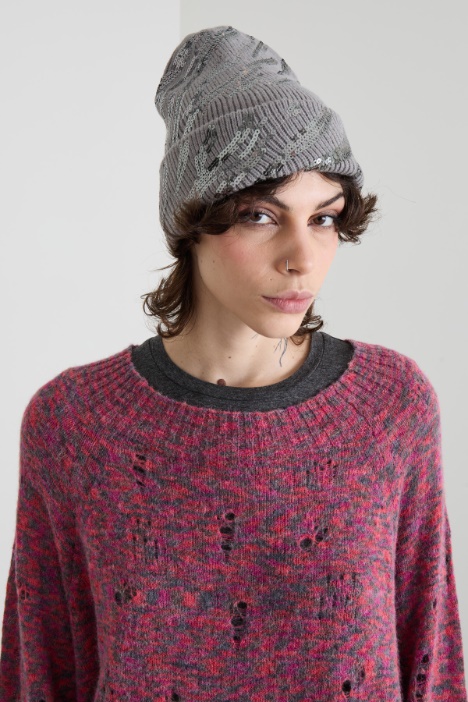 Gorro con lentejuelas