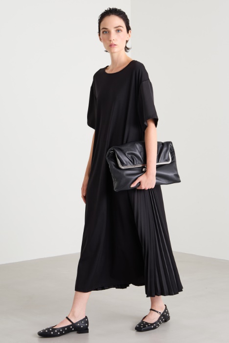 Dress with satin inserts Intrend