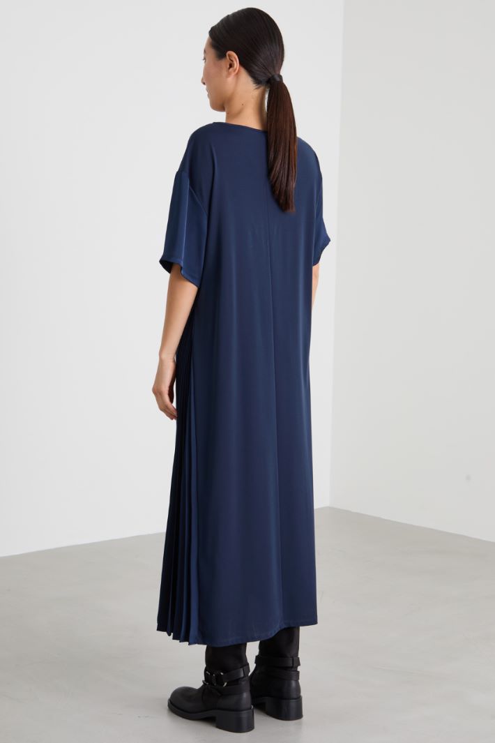 Vestido con inserciones de raso Intrend - 3