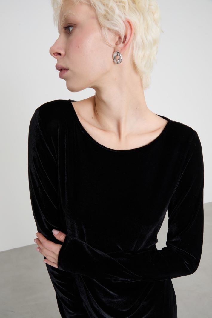 Velvet dress Intrend - 4