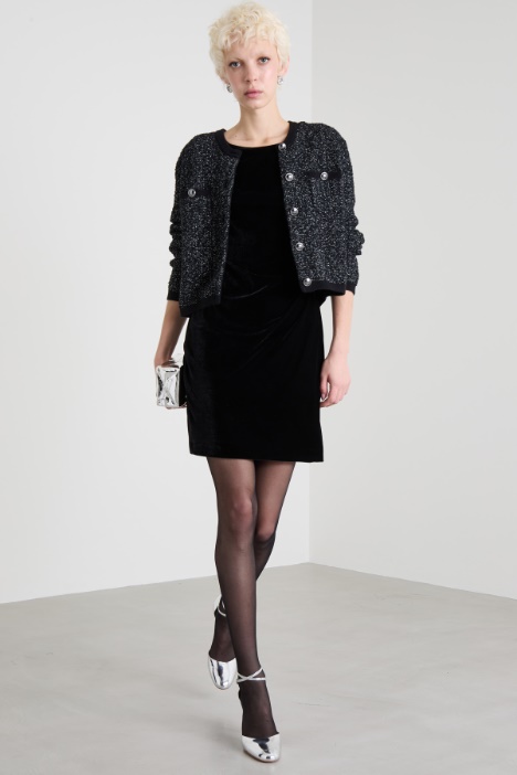 Velvet dress Intrend
