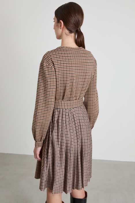 Abito in jersey stampato