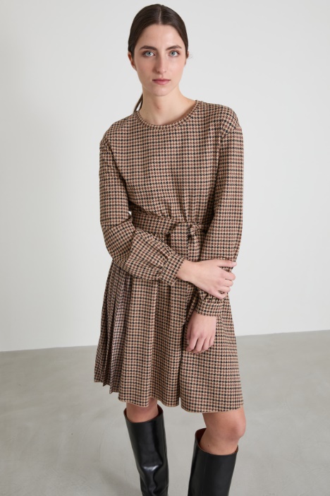 Abito in jersey stampato