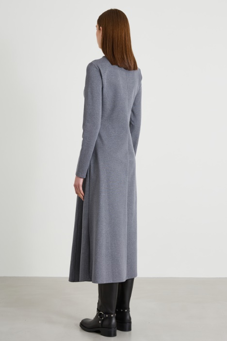 Vestido evasé de punto