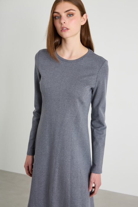 Vestido evasé de punto