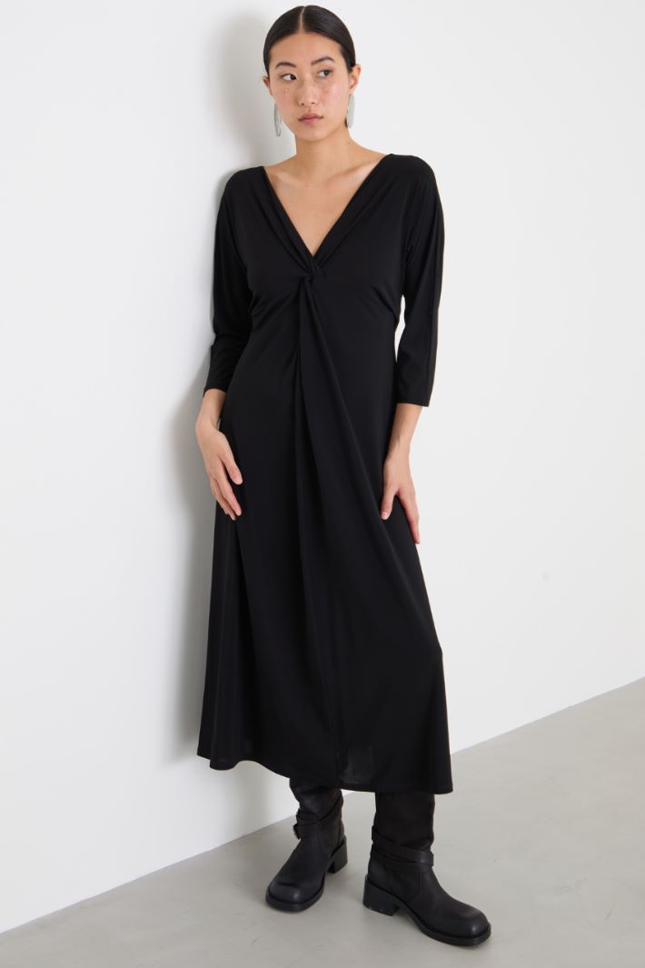 Midi dress in viscose blend jersey Intrend - 2