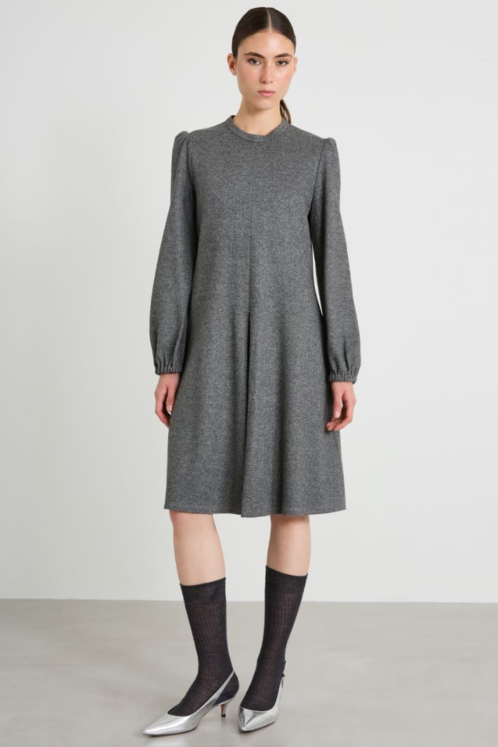 Short jacquard jersey dress Intrend - 2