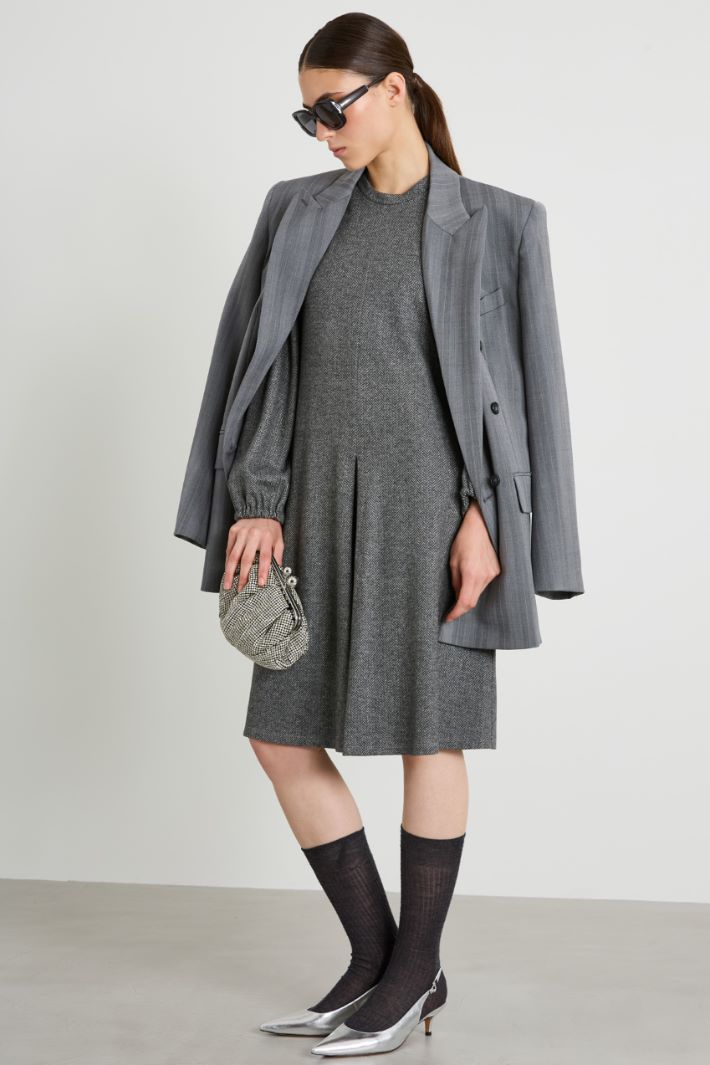 Short jacquard jersey dress Intrend