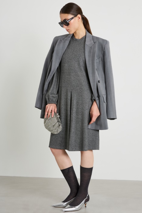 Short jacquard jersey dress Intrend
