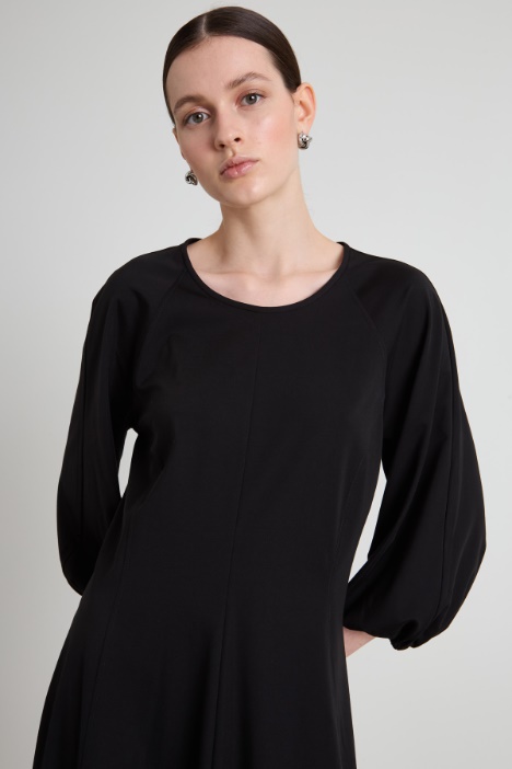 Abito svasato in jersey