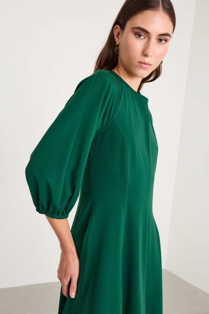 Flared jersey dress Intrend - 3