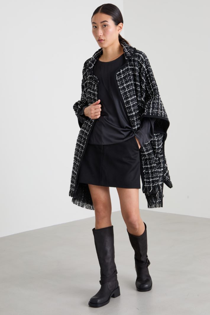 Poncho bouclé Intrend