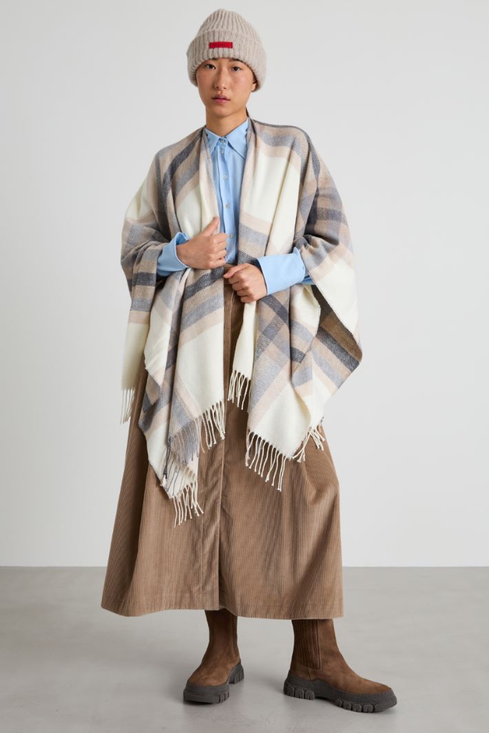 Poncho in misto cotone Intrend