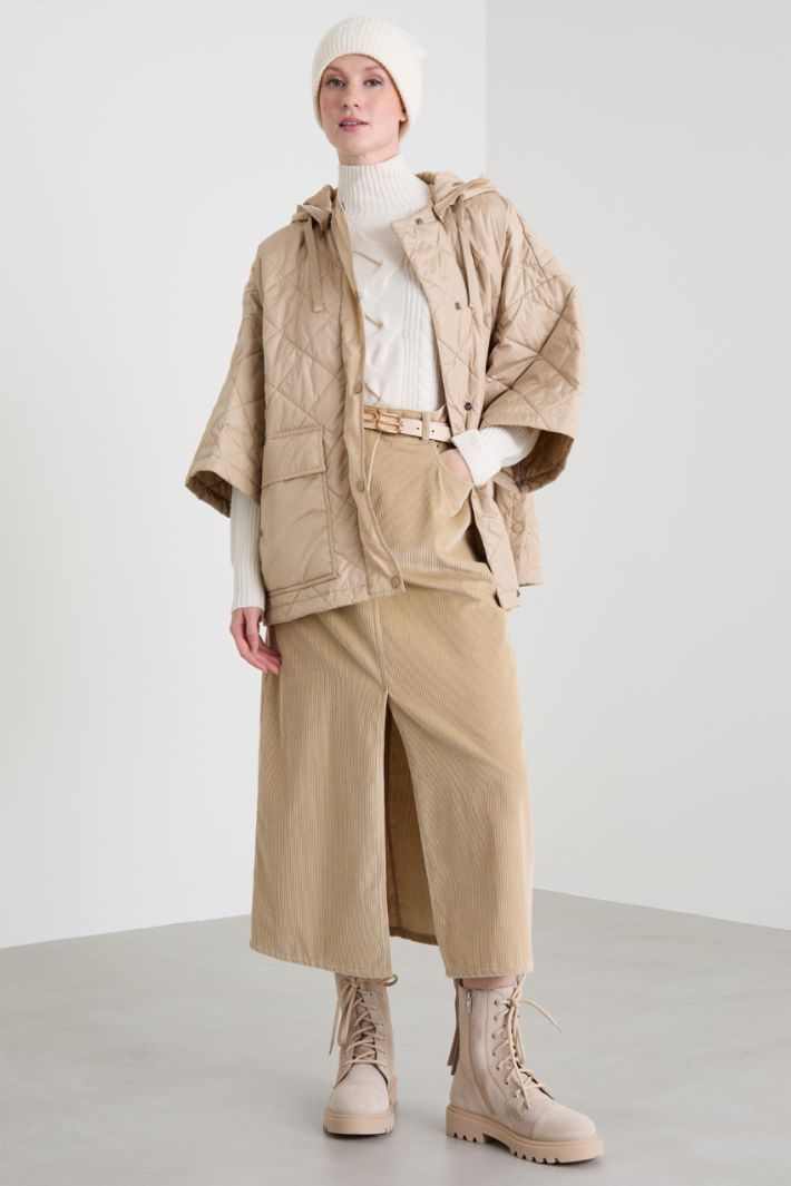 Water-repellent taffeta cape Intrend