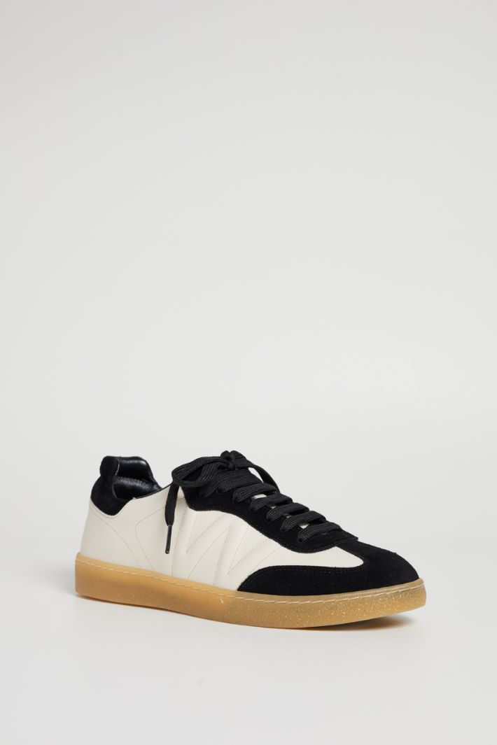 Suede and leather sneakers Intrend - 2