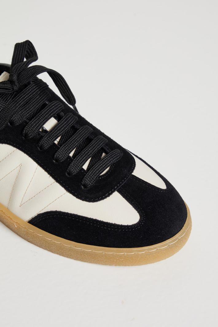 Suede and leather sneakers Intrend - 3