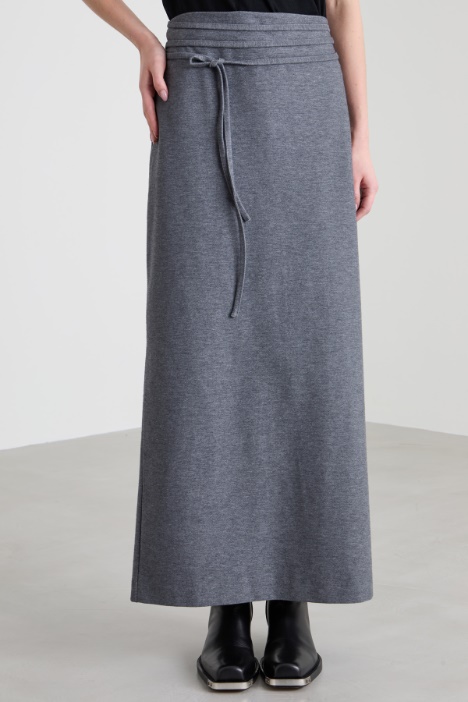 Gonna lunga in jersey