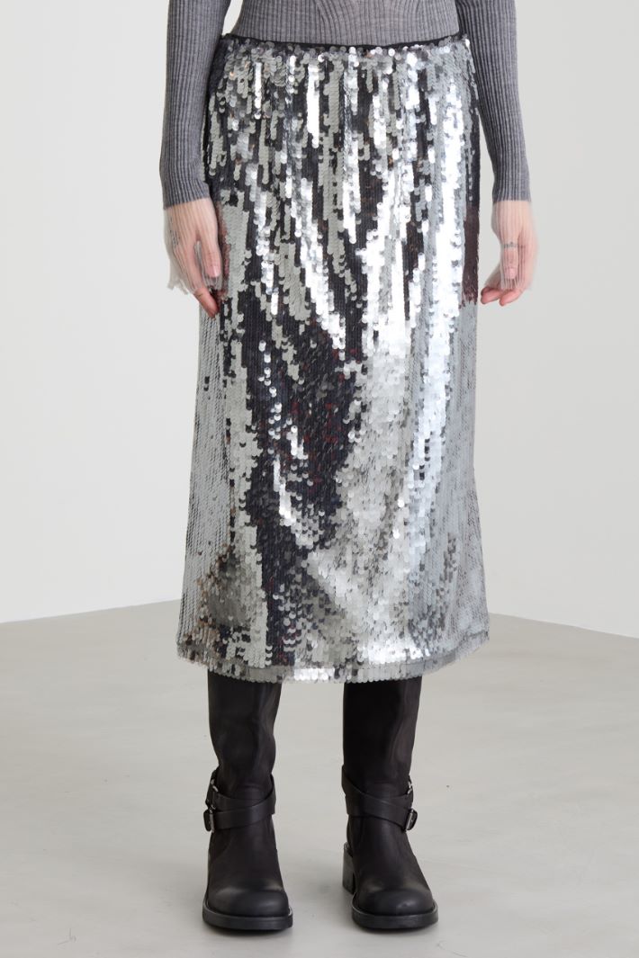 Gonna con paillettes