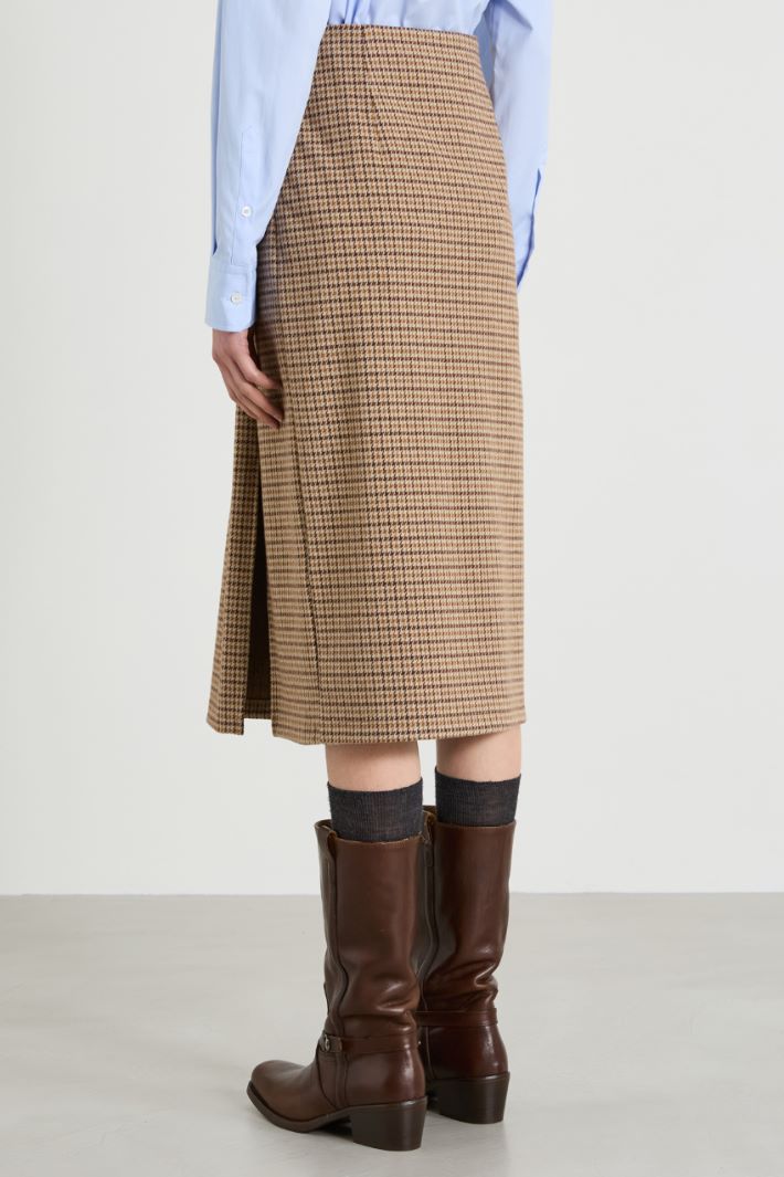 Jacquard jersey skirt Intrend - 3